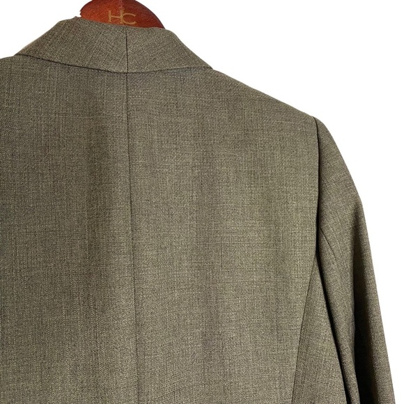 Alex Marie Dark Brown Montana Jacket Blazer Wrinkle Free Shawl Lapel 3 Button 8 - Picture 10 of 15